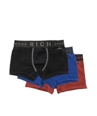 JOHN RICHMOND QY Set 3 boxer bwn/bk/blu - Slip Uomo - 1