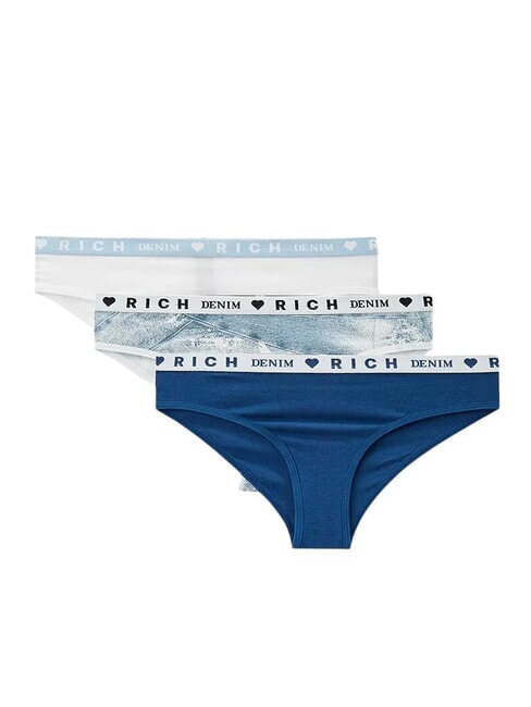 JOHN RICHMOND TODY Set 3 Slip wh/blue/d. - Slip Donna