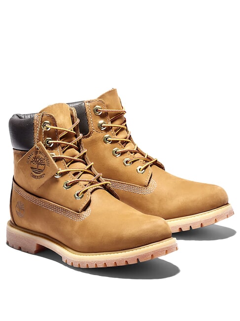 TIMBERLAND PREMIUM 6 INCH  Stivaletti Donna in pelle brown - Scarpe Donna