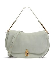 COCCINELLE MAGIE SUEDE BIM Borsa a spalla in pelle scamosciata celadon green - Borse Donna - 1