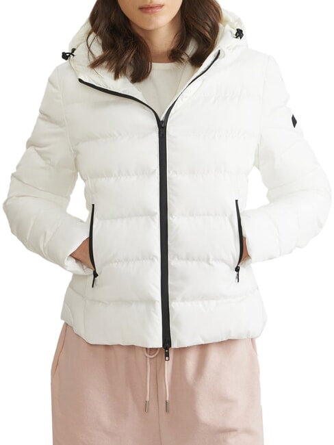 CANADIAN SIMCOE Piumino bomber con cappuccio white - Piumini Donna