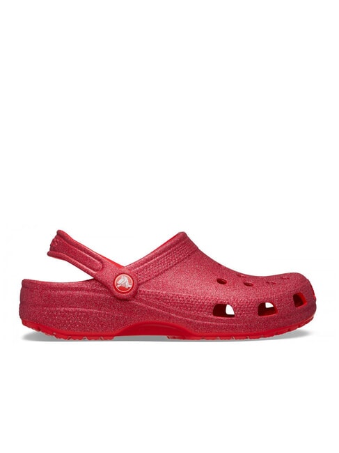 CROCS CLASSIC GLITTER CLOG W Ciabatta sabot cherry red - Scarpe Donna