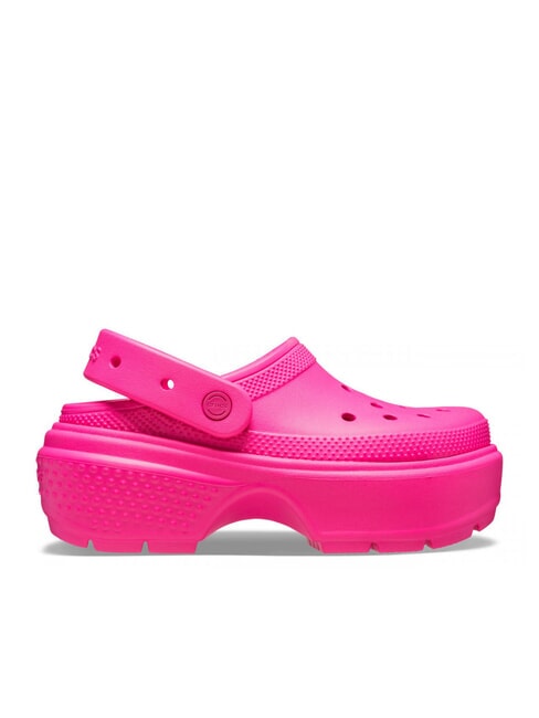 CROCS STOMP CLOG W Ciabatta sabot platform pink crush - Scarpe Unisex