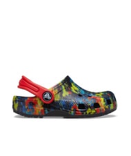 CROCS CLASSIC TIEDYE GRAPHIC GLOG T Sandalo sabot - Scarpe Bambino
