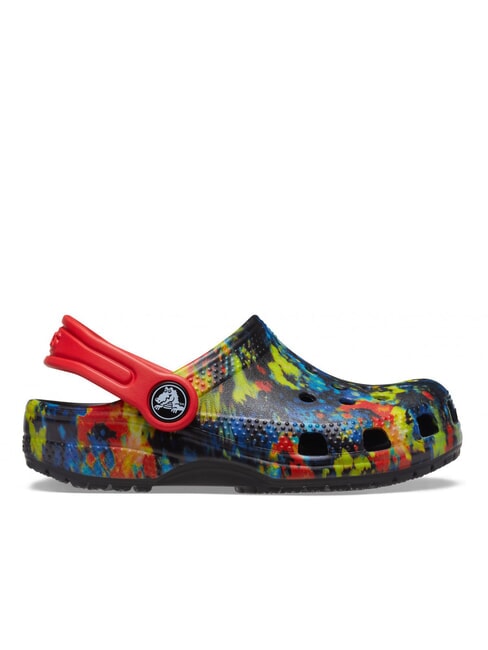 CROCS CLASSIC TIEDYE GRAPHIC GLOG T Sandalo sabot turq tonic/mullti - Scarpe Bambino