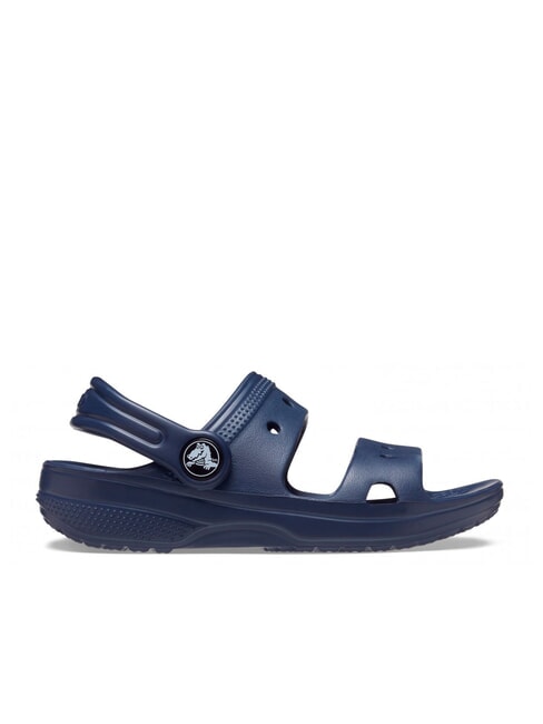 CROCS CLASSIC CROCS SANDAL T Ciabatta con fasce navy - Scarpe Bambino