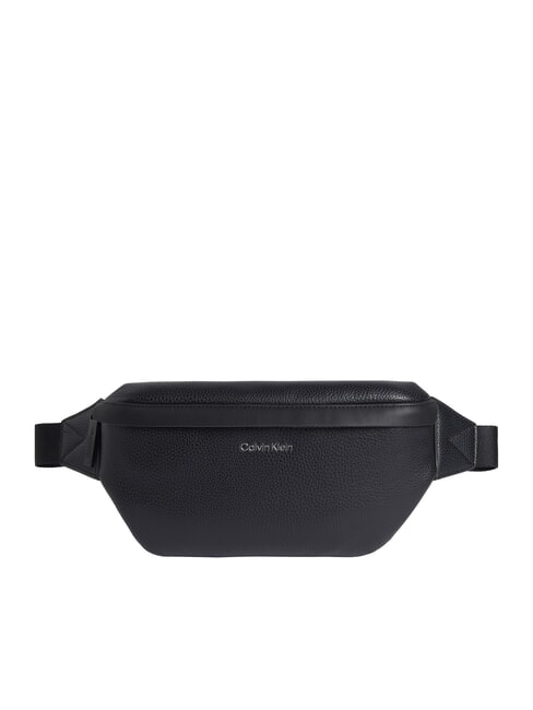 CALVIN KLEIN CK MUST Marsupio con logo in metallo na black - Marsupi