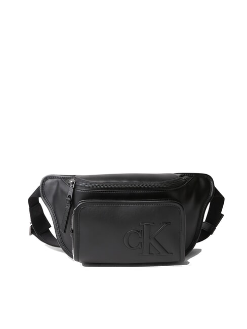 CALVIN KLEIN SCULPTED IMPRESSION Marsupio con tasca na black - Marsupi