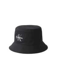 CALVIN KLEIN CKJ MONO LOGO Cappello modello bucket in cotone - Cappelli