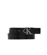 CALVIN KLEIN CKJ PLAQUE Cintura double face accorciabile - Cinture