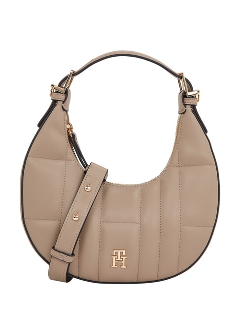 TOMMY HILFIGER TH FEMININE Mini Bag con tracolla coastal taupe - Borse Donna