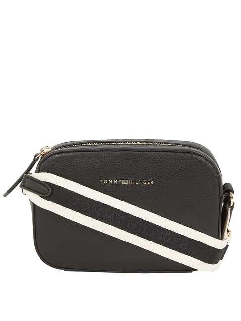 TOMMY HILFIGER TH LOGOTAPE  Mini Camera Bag a tracolla black - Borse Donna