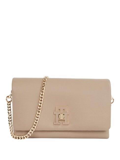 TOMMY HILFIGER TH MODERN  Mini Bag a tracolla coastal taupe - Borse Donna