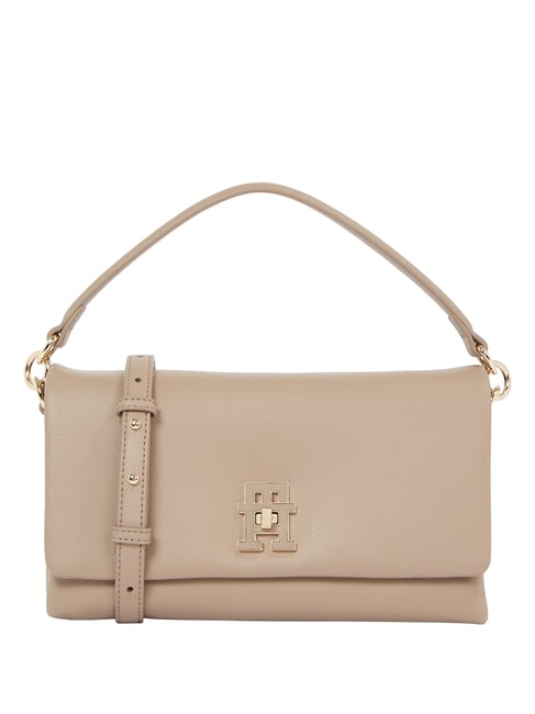 TOMMY HILFIGER TH MODERN  Borsetta a tracolla coastal taupe - Borse Donna