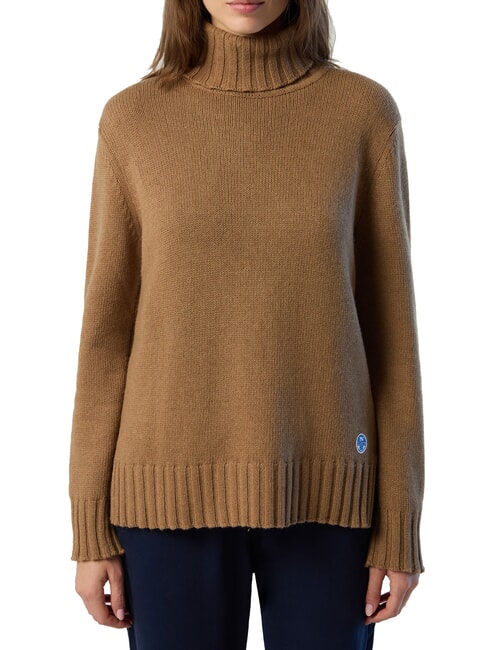 NORTH SAILS 5GG  Maglione dolcevita camel - Maglie Donna