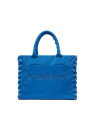PINKO BEACH Borsa shopping in canvas riciclato - Borse Donna