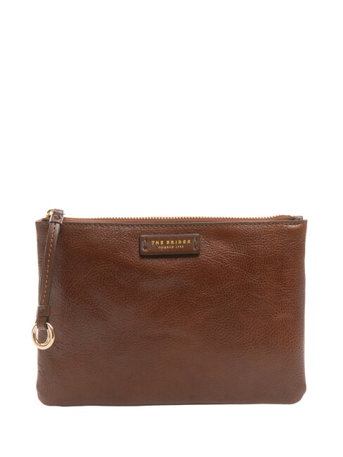 THE BRIDGE CARLOTTA  Pochette in pelle MARRONE - Borse Donna