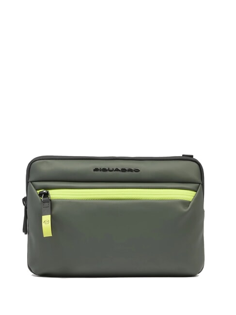 PIQUADRO CORNER SPECIALE GOMMATO Pochette idrorepellente, porta iPad®mini  VERDE - Porta tablet & Organizer