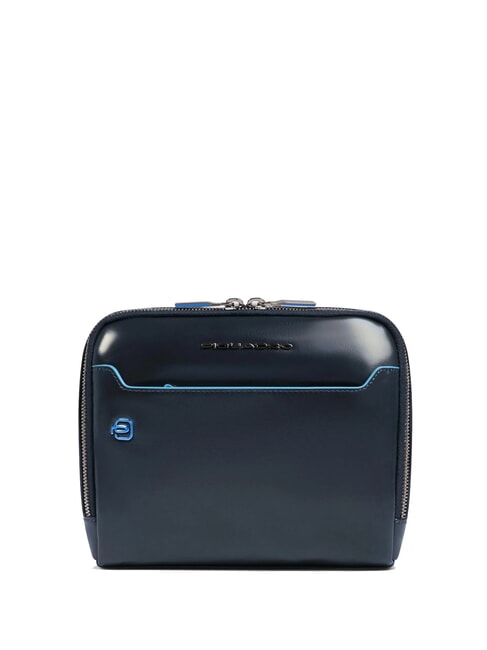 PIQUADRO BLUE SQUARE Borsello in pelle blu - Tracolle Uomo