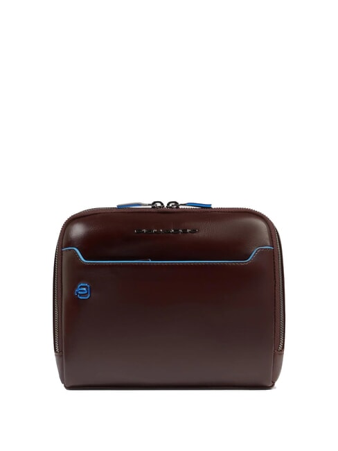 PIQUADRO BLUE SQUARE Borsello in pelle MOGANO - Tracolle Uomo