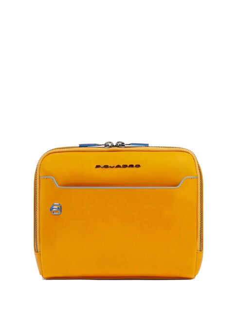PIQUADRO BLUE SQUARE Borsello in pelle Giallo - Tracolle Uomo