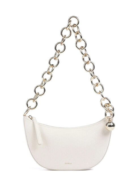 FURLA SFERA Borsa mini a spalla in pelle stampa ares PANNA - Borse Donna