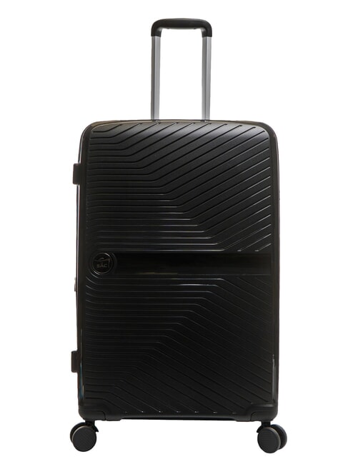 LESAC SLIDE Trolley grande espandibile ultraresistente black - Trolley Rigidi
