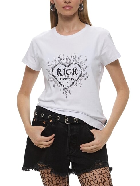 JOHN RICHMOND ZARES  T-shirt a maniche corte white - T-shirt e Top Donna