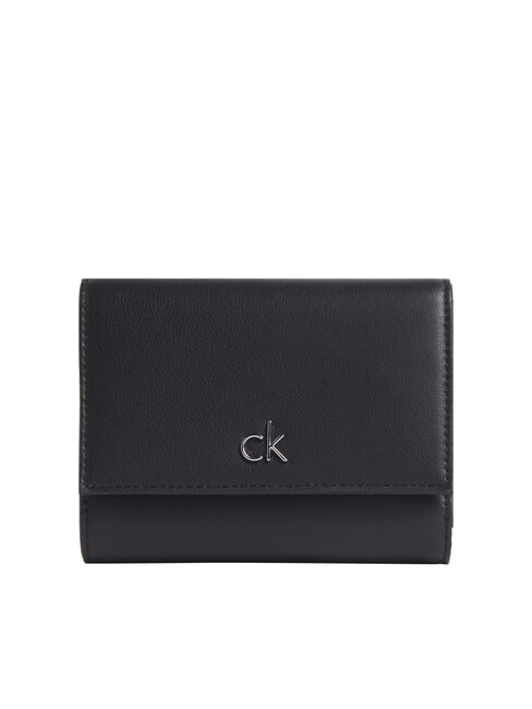 CALVIN KLEIN CK RE-LOCK Portafoglio medio na black - Portafogli Donna
