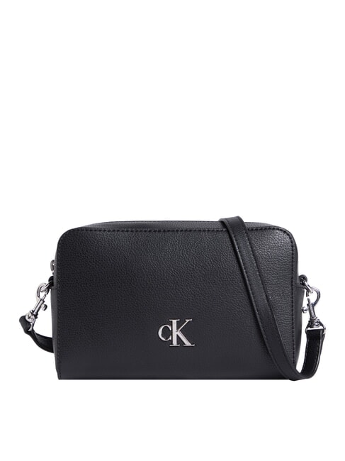 CALVIN KLEIN CKJ MINIMAL MONOGRAM Borsa camera case a tracolla na black - Borse Donna