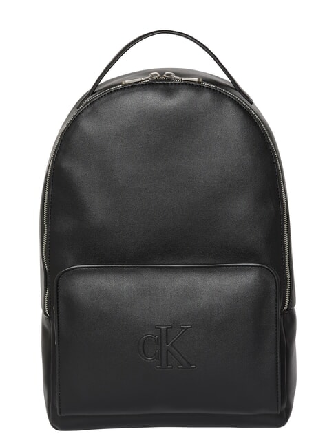 CALVIN KLEIN CKJ SCULPTED IMPRESS Zaino con tasca porta pc 14" na black - Zaini Scuola & Tempo Libero