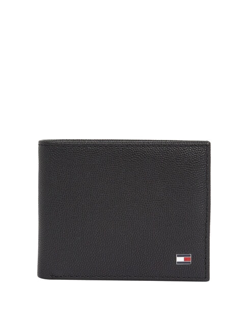 TOMMY HILFIGER TH FLAG Portafoglio Uomo in pelle black - Portafogli Uomo