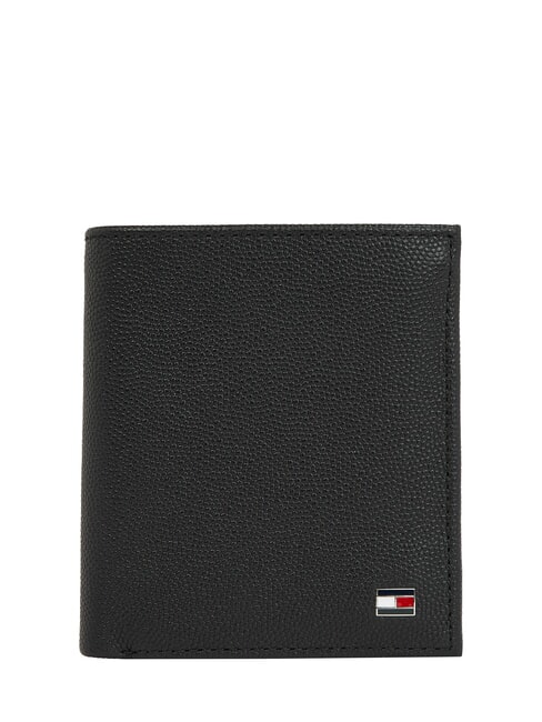 TOMMY HILFIGER TH FLAG Portafoglio in pelle black - Portafogli Uomo