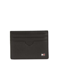 TOMMY HILFIGER TH FLAG  Portacard piatto in pelle - Portafogli Uomo