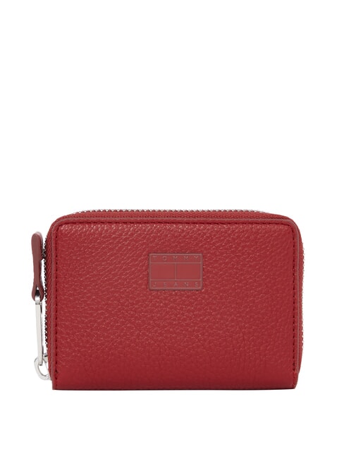 TOMMY HILFIGER TJW MUST  Portafoglio zip around rustic cherry - Portafogli Donna