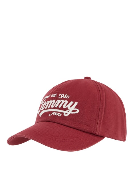 TOMMY HILFIGER TJM ARCHIVE SCRIPT Cappello da baseball rustic cherry - Cappelli