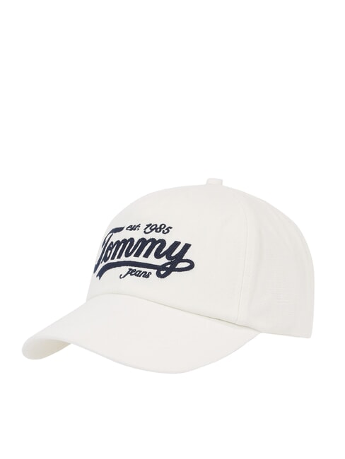 TOMMY HILFIGER TJM ARCHIVE SCRIPT Cappello da baseball white - Cappelli