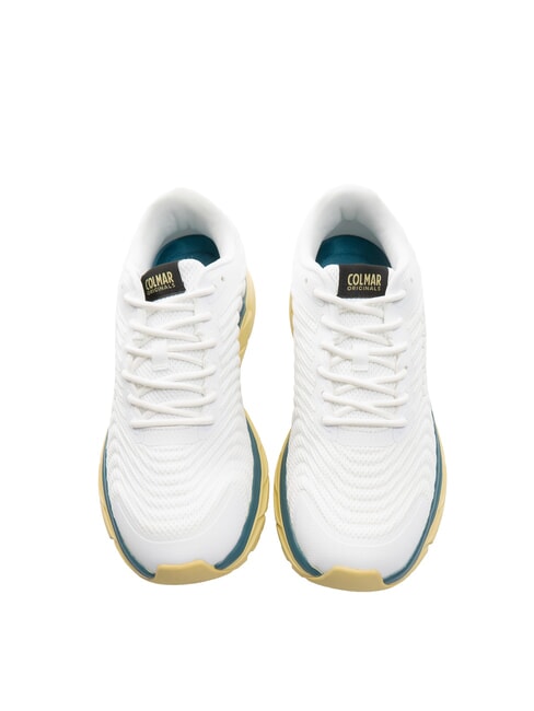 COLMAR URBANTRAIL COLORS Sneakers white-lt yellow-petrol - Scarpe Unisex