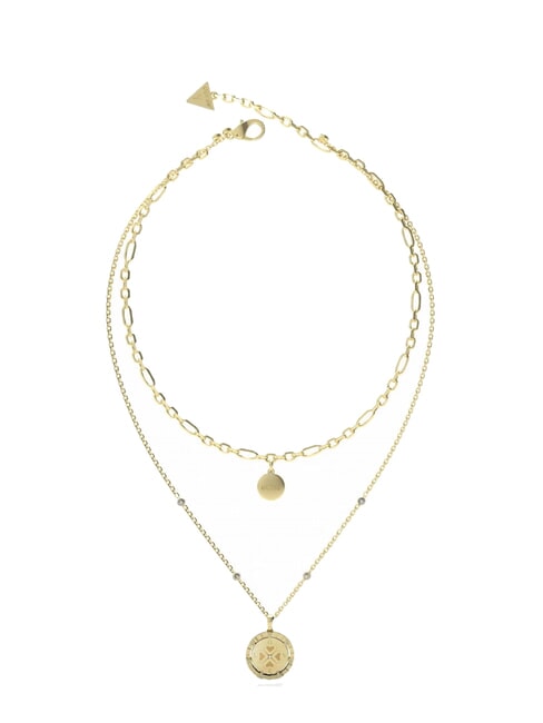 GUESS ALL OF US Collana a due fili con pendenti yellow gold - Collane