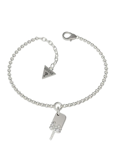 GUESS I MELT FOR YOU  Bracciale con charm SILVER - Bracciali Donna