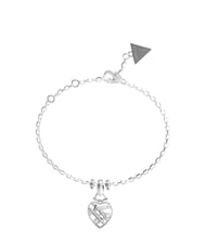 GUESS HEART CAGE Bracciale con cuore - Bracciali Donna