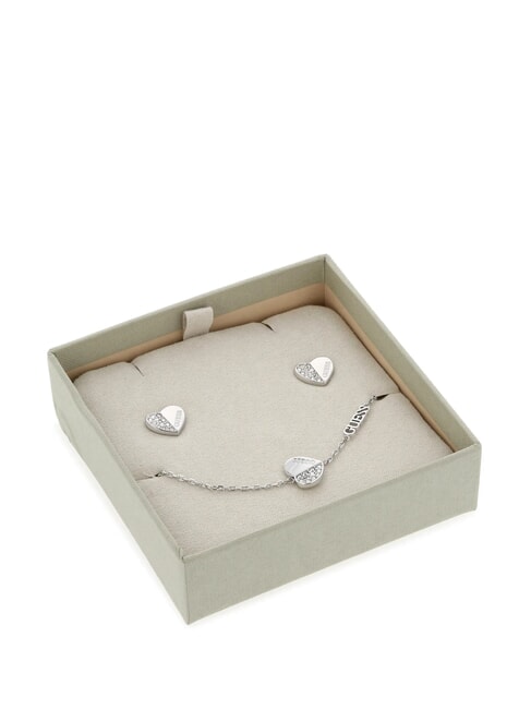 GUESS LOVELY GIFT BOX Bracciale + orecchini SILVER - Orecchini