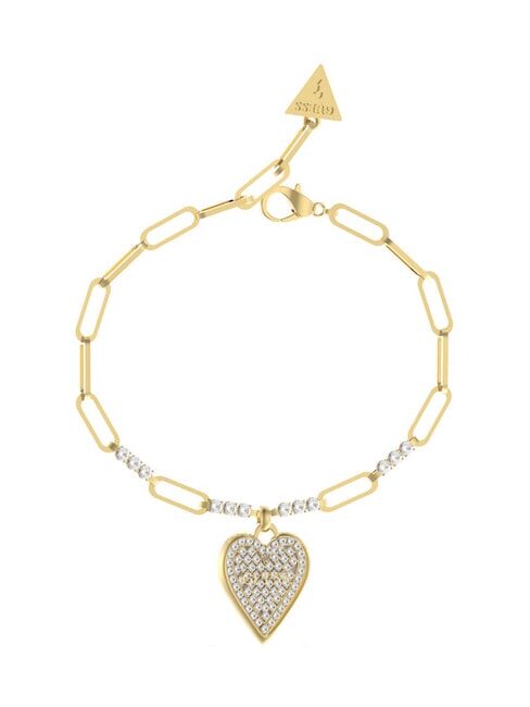 GUESS LOVE ME TENDER  Bracciale con charm yellow gold - Bracciali Donna