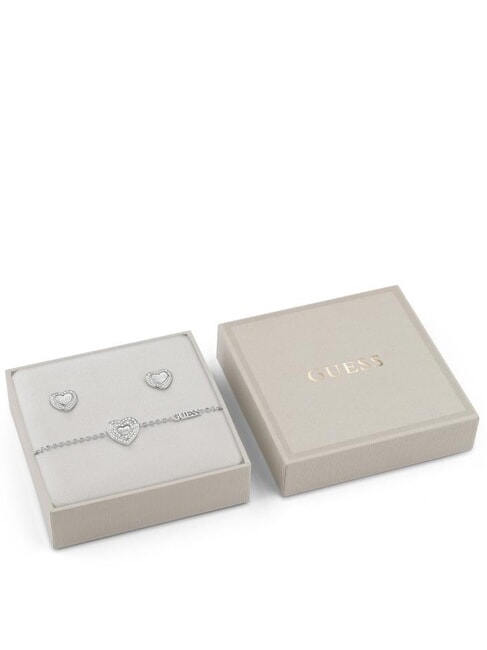 GUESS AMAMI GIFT BOX Bracciale + orecchini SILVER - Orecchini