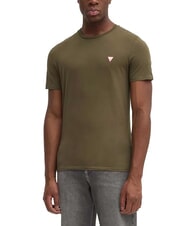 GUESS CORE T-Shirt in cotone olive morning - T-shirt Uomo - 1