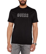 GUESS BSC EMBOSSED LOGO T-shirt con stampa in rilievo - T-shirt Uomo