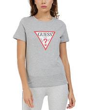 GUESS ORIGINAL LOGO T-shirt triangle - T-shirt e Top Donna