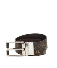 GUESS MILANO  Cintura reversibile brown ochre multi - Cinture - 1