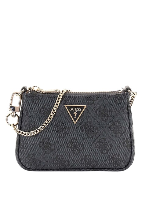 GUESS ORLINA  Necessaire con tracollina coal - Bustine & Necessaire