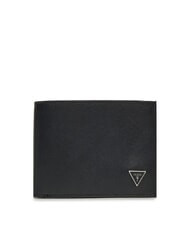 GUESS MILANO  Portafoglio in pelle saffiano NERO - Portafogli Uomo - 1